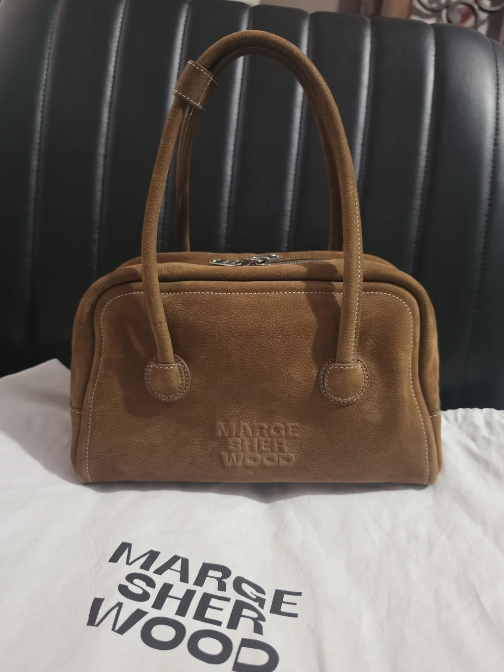 Marge Sherwood Soft Tote - Chestnut Nubuck